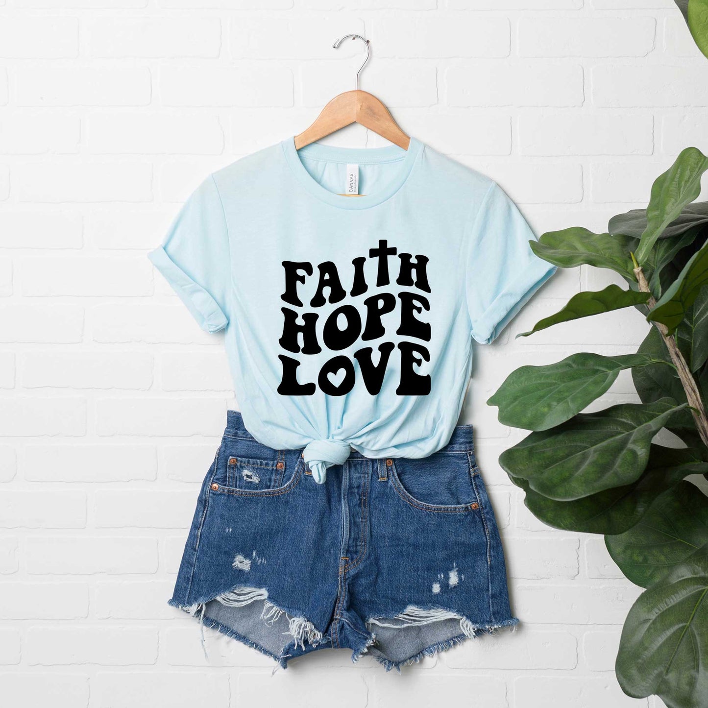 Faith Hope Love | Short Sleeve Crew Neck