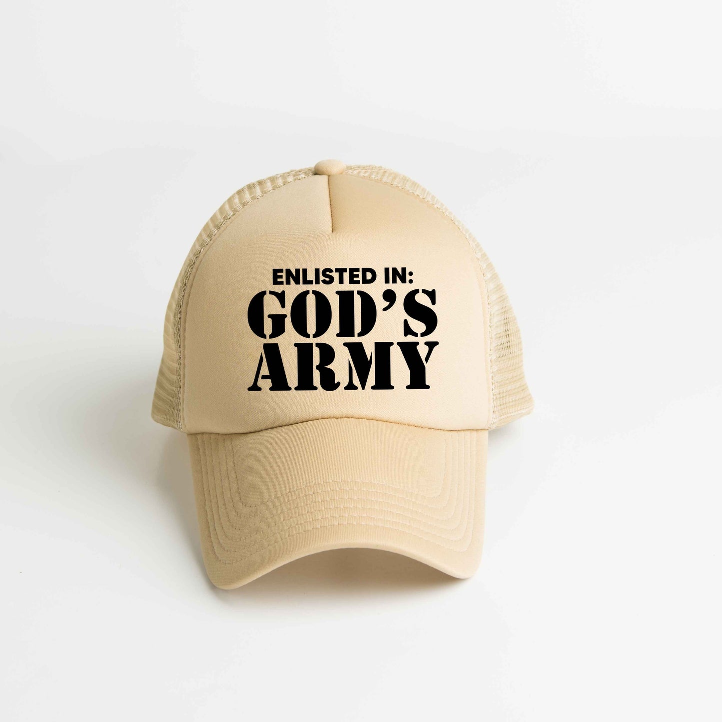 Enlist In God's Army | Foam Trucker Hat