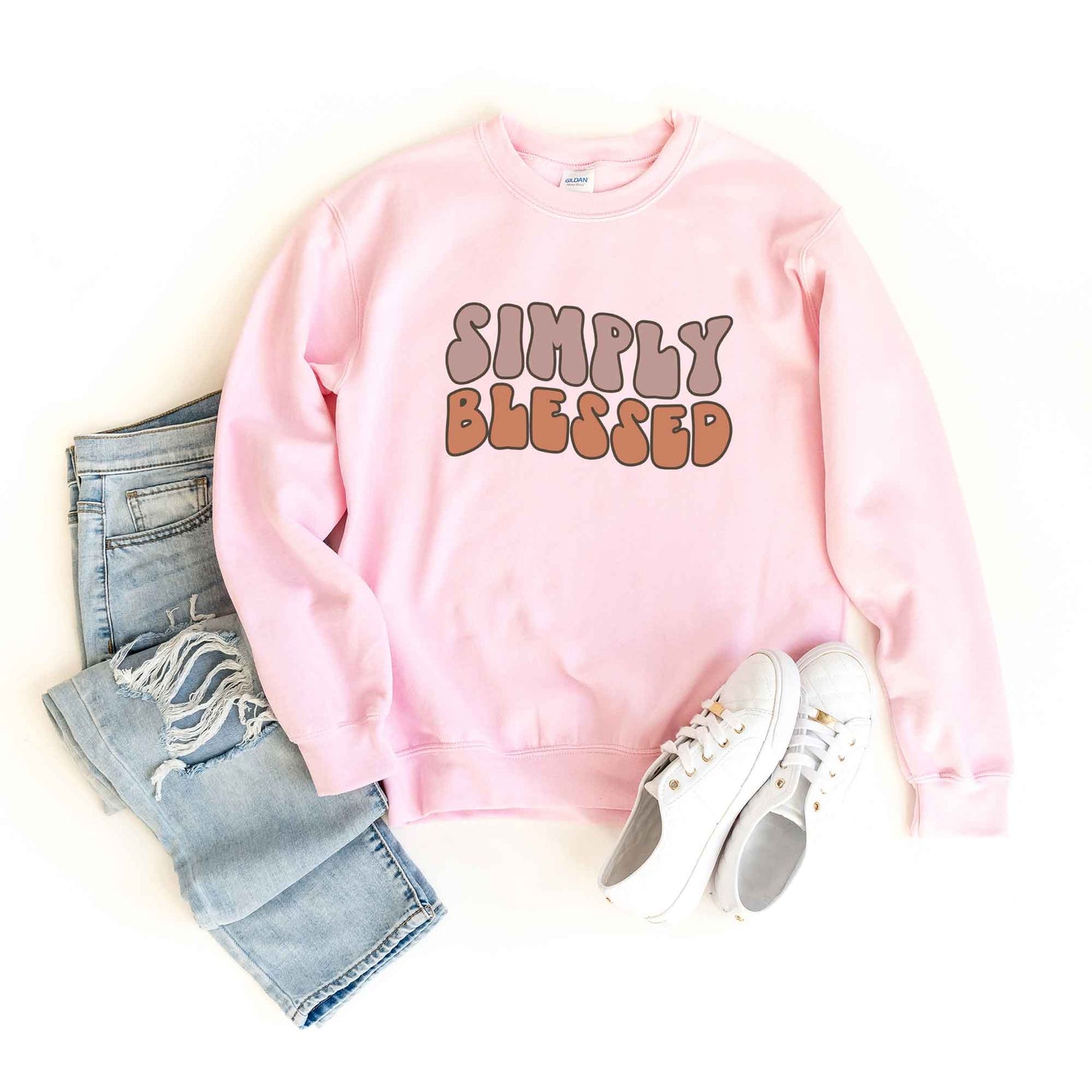 Retro Simply Blessed | Sweatshirt