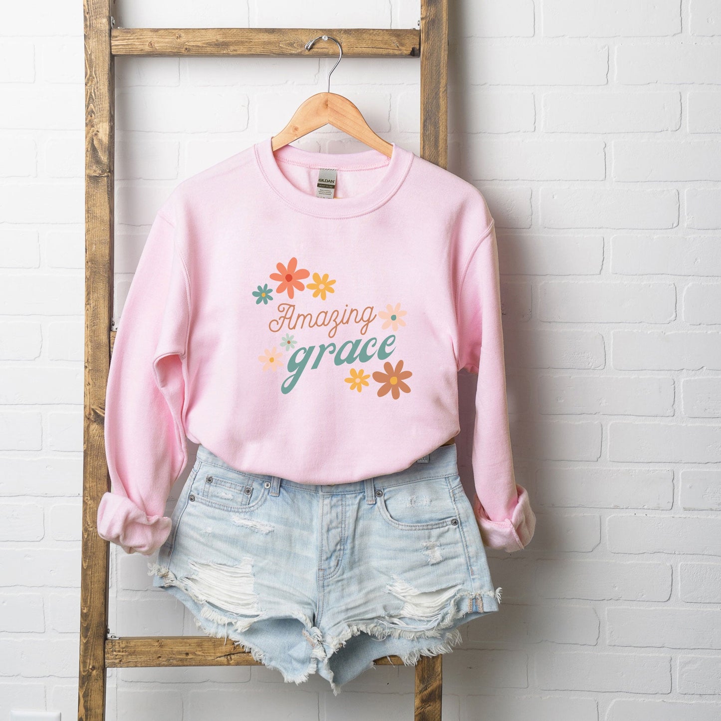 Amazing Grace Flowers | Sweatshirt