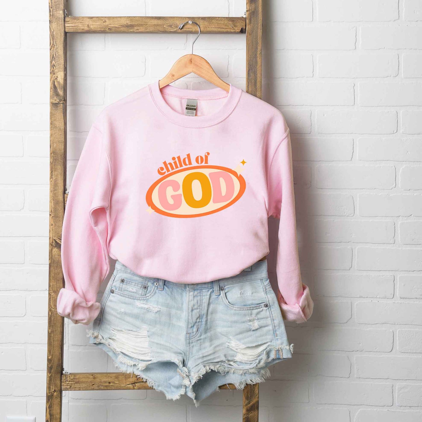 Retro Child Of God | Sweatshirt