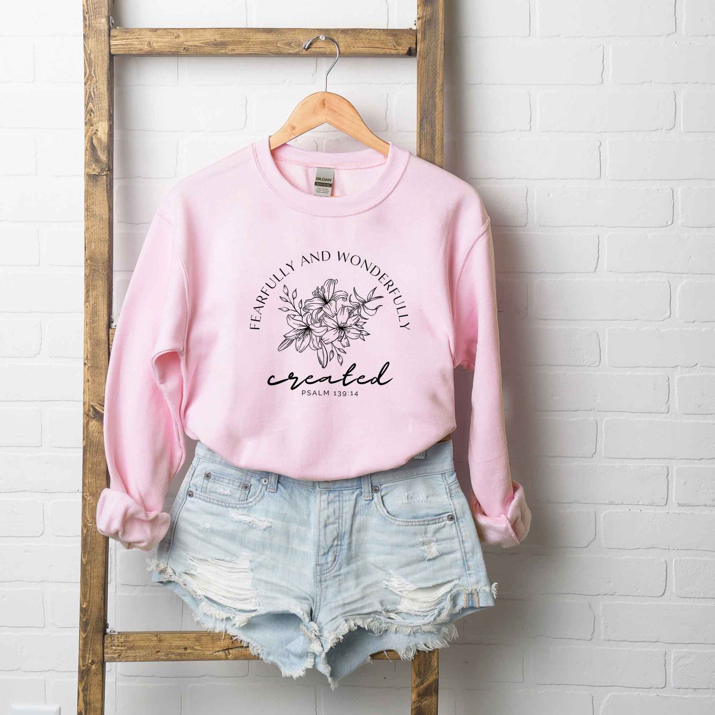 Fearfully And Wonderfully Created Flowers | Sweatshirt