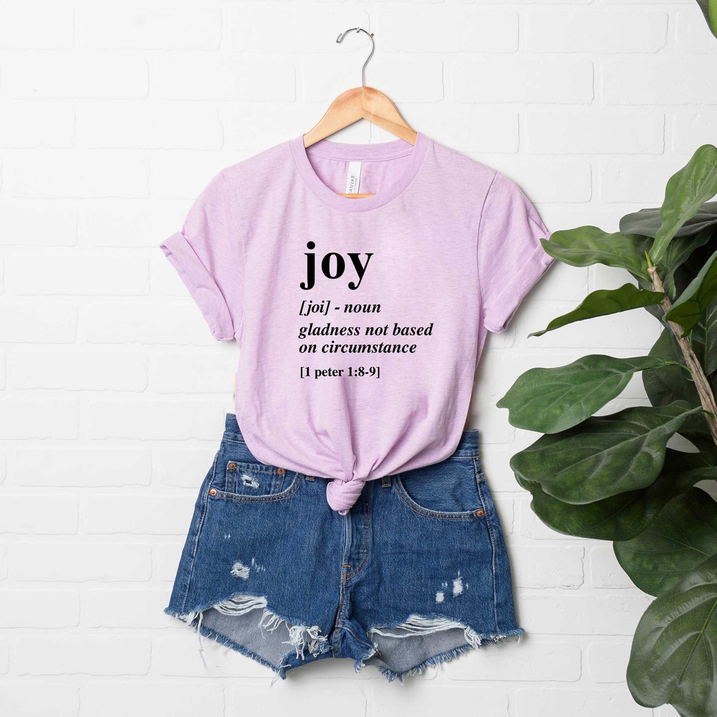 Joy Scripture | Short Sleeve Crew Neck