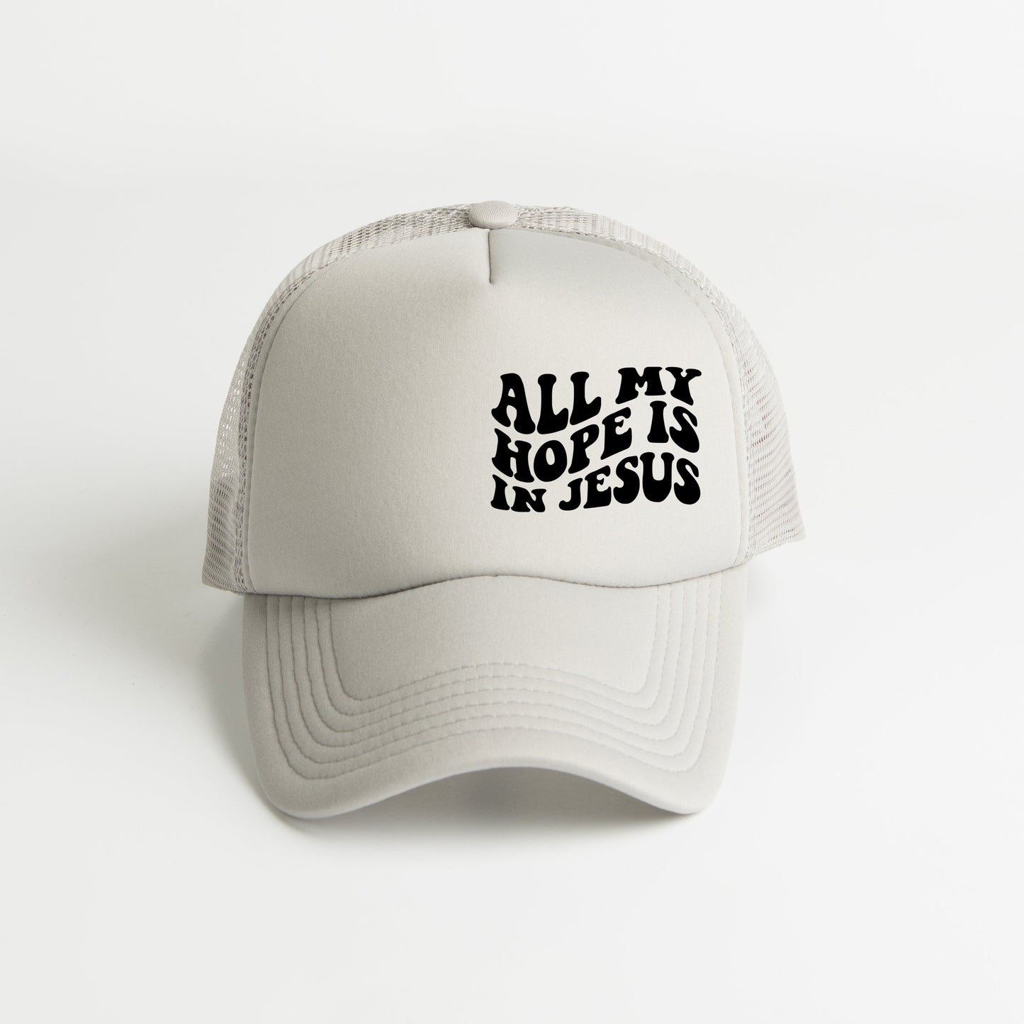 All My Hope Is In Jesus Wavy | Foam Trucker Hat