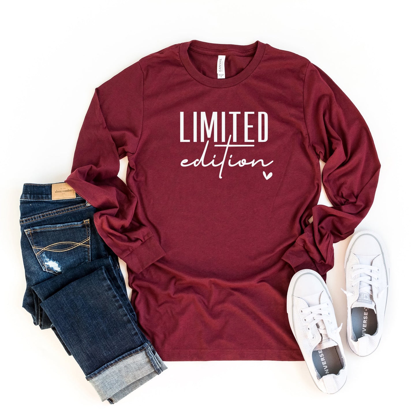 Limited Edition Heart | Long Sleeve Crew Neck