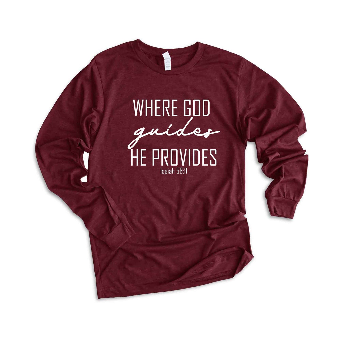 God Provides | Long Sleeve Crew Neck