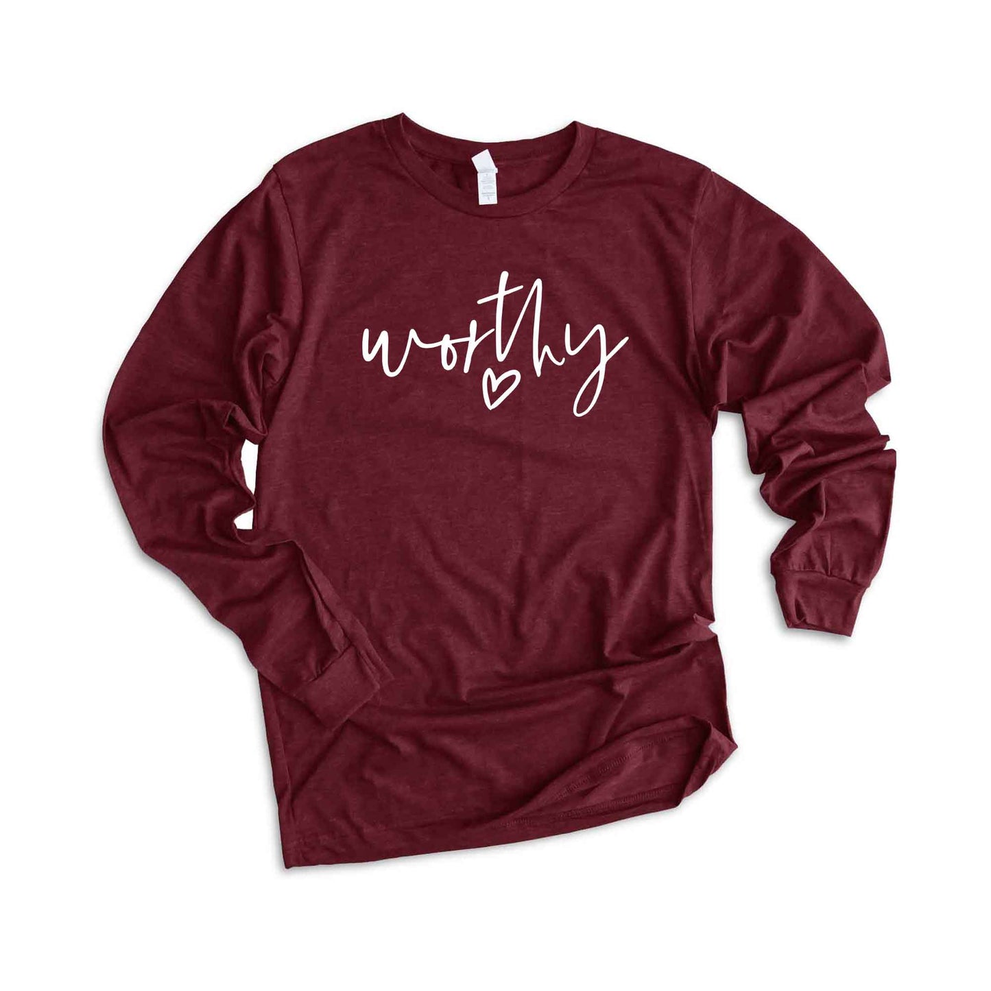 Worth Heart | Long Sleeve Crew Neck