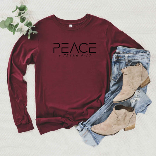 Peace | Long Sleeve Crew Neck