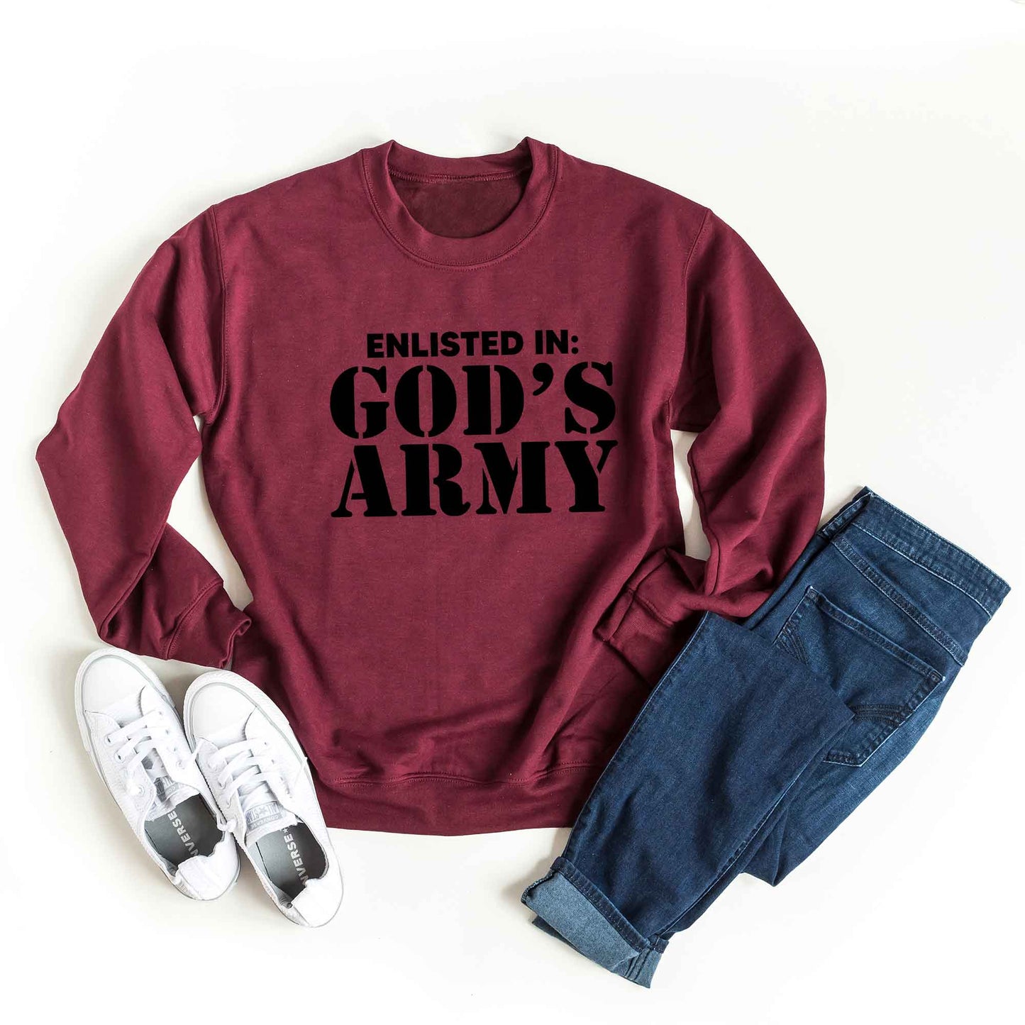 Enlist In God's Army | Sweatshirt