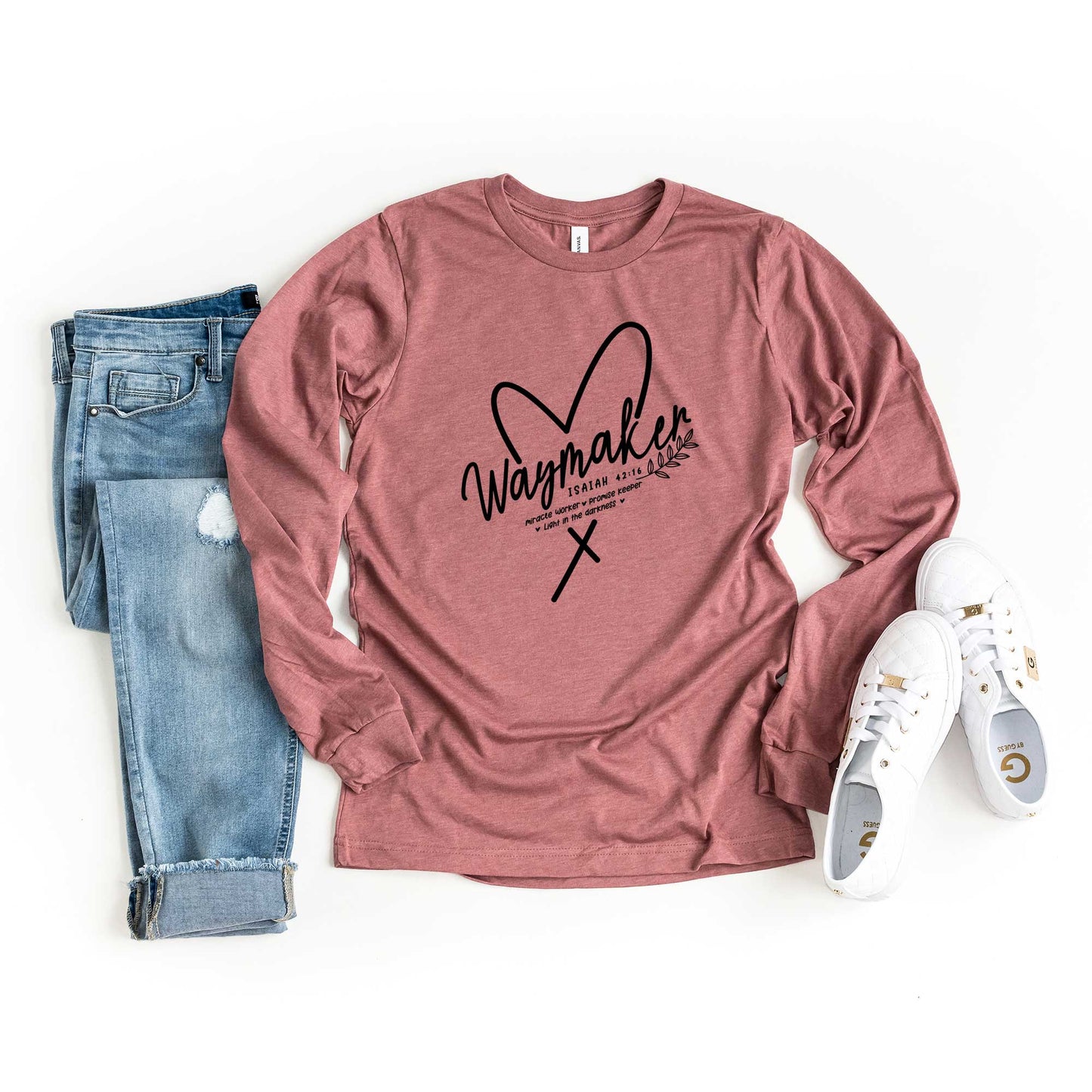 Waymaker Heart | Long Sleeve Crew Neck