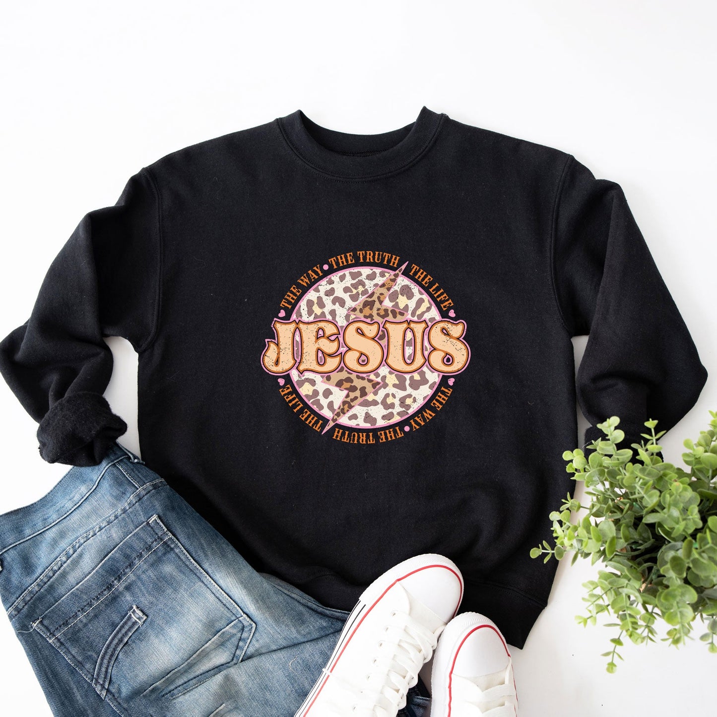 Jesus Leopard | Sweatshirt