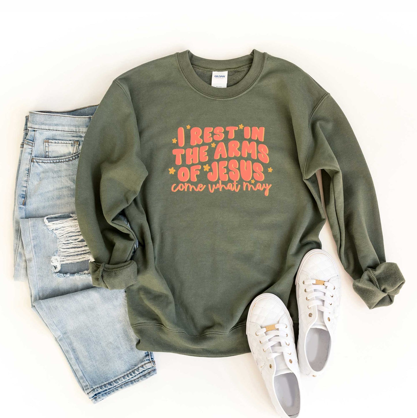 Rest Arms Of Jesus | Sweatshirt