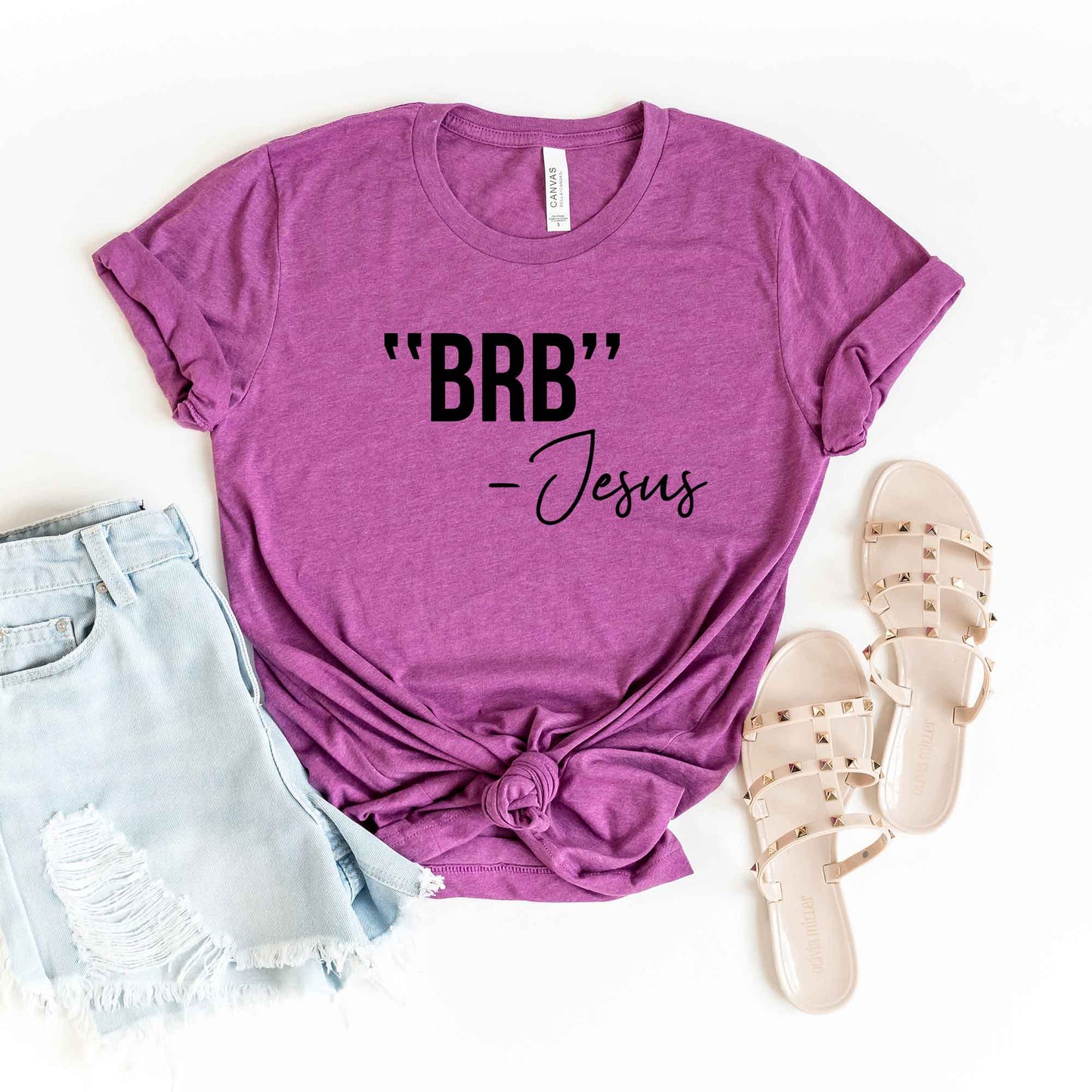 BRB Jesus | Short Sleeve Crew Neck