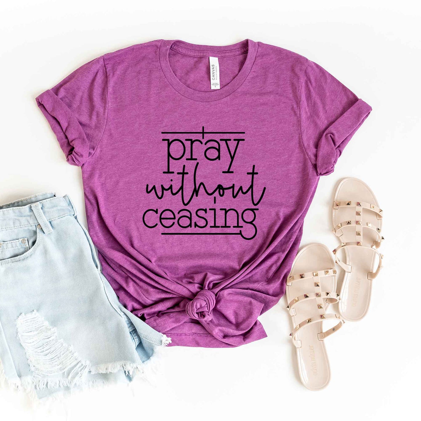 I Pray Without Ceasing | Short Sleeve Crew Neck