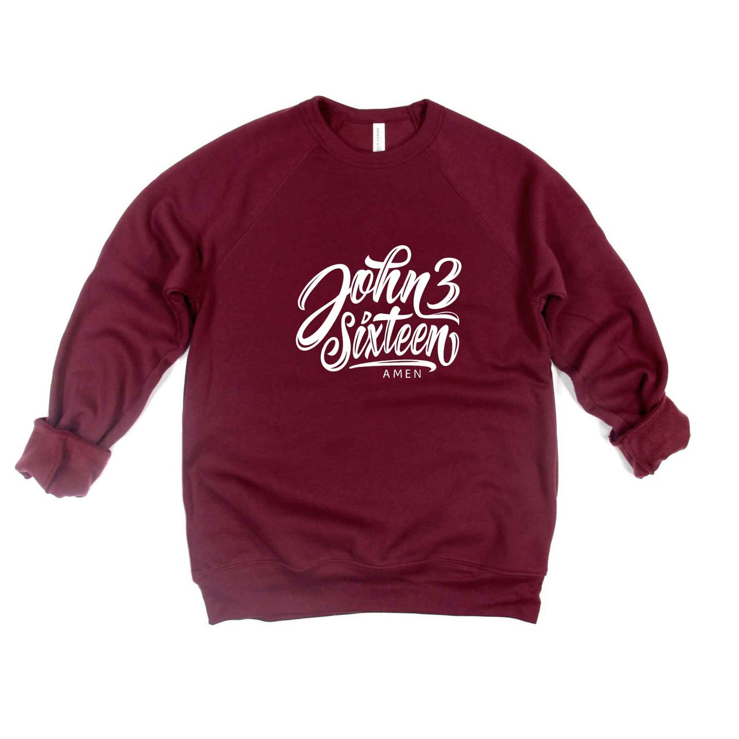 John 3 Sixteen | Bella Canvas Premium Sweatshirt