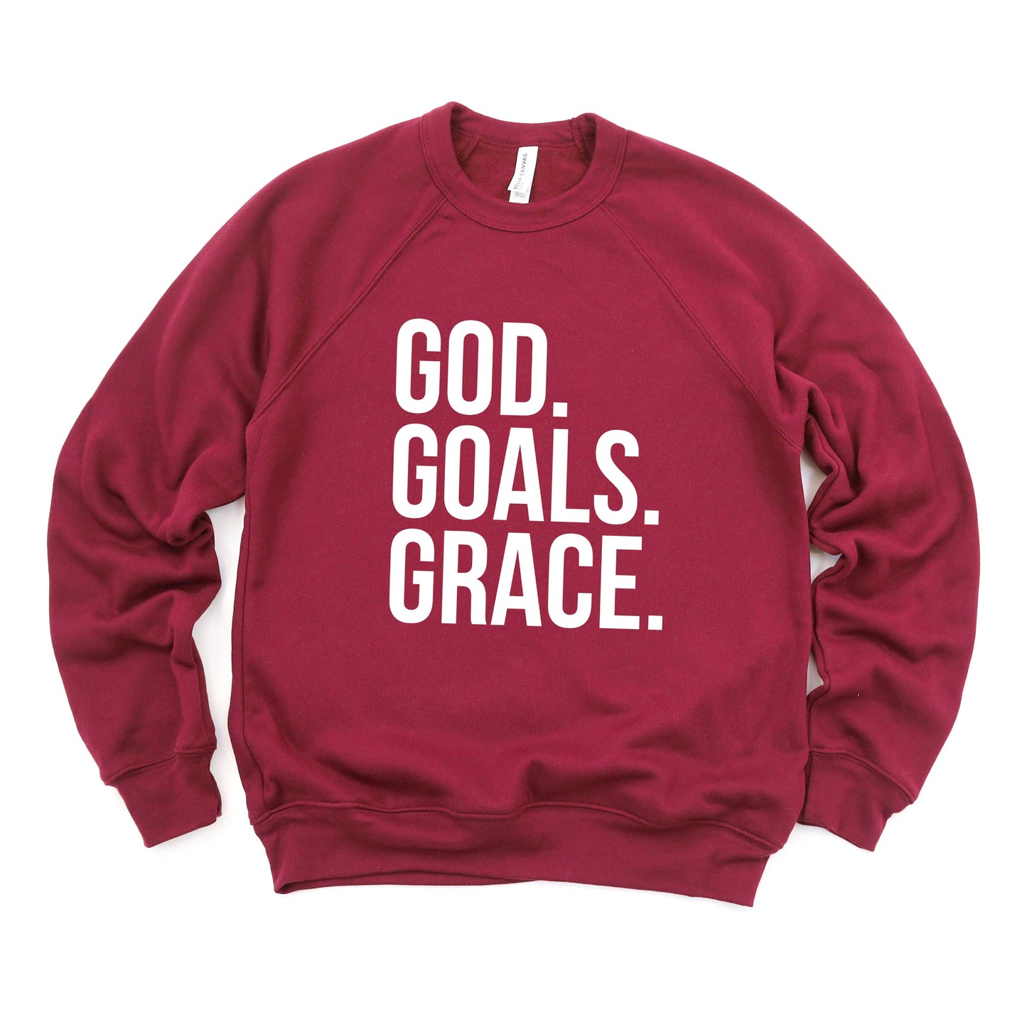 God Goals Grace | Bella Canvas Premium Sweatshirt