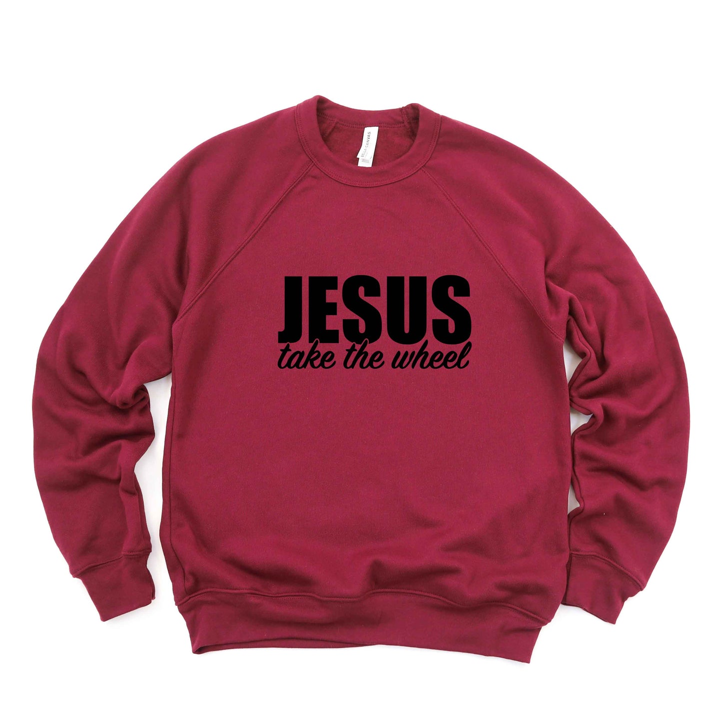 Jesus Take The Wheel | Bella Canvas Premium Sweatshirt