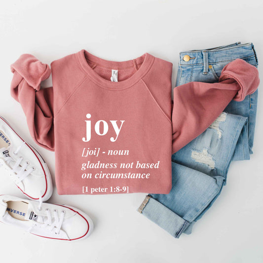 Joy Scripture | Bella Canvas Premium Sweatshirt