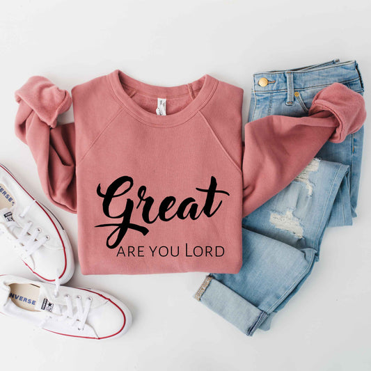 Great Are You Lord | Bella Canvas Premium Sweatshirt