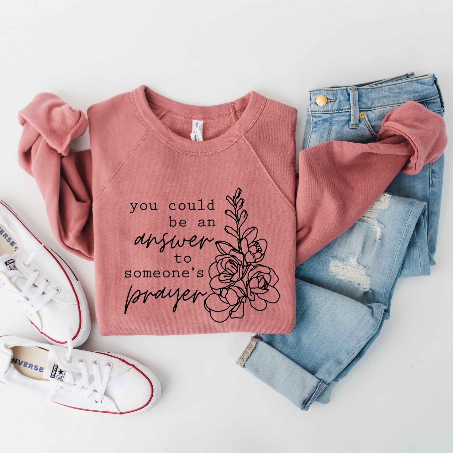 Answers To Someone's Prayer | Bella Canvas Premium Sweatshirt