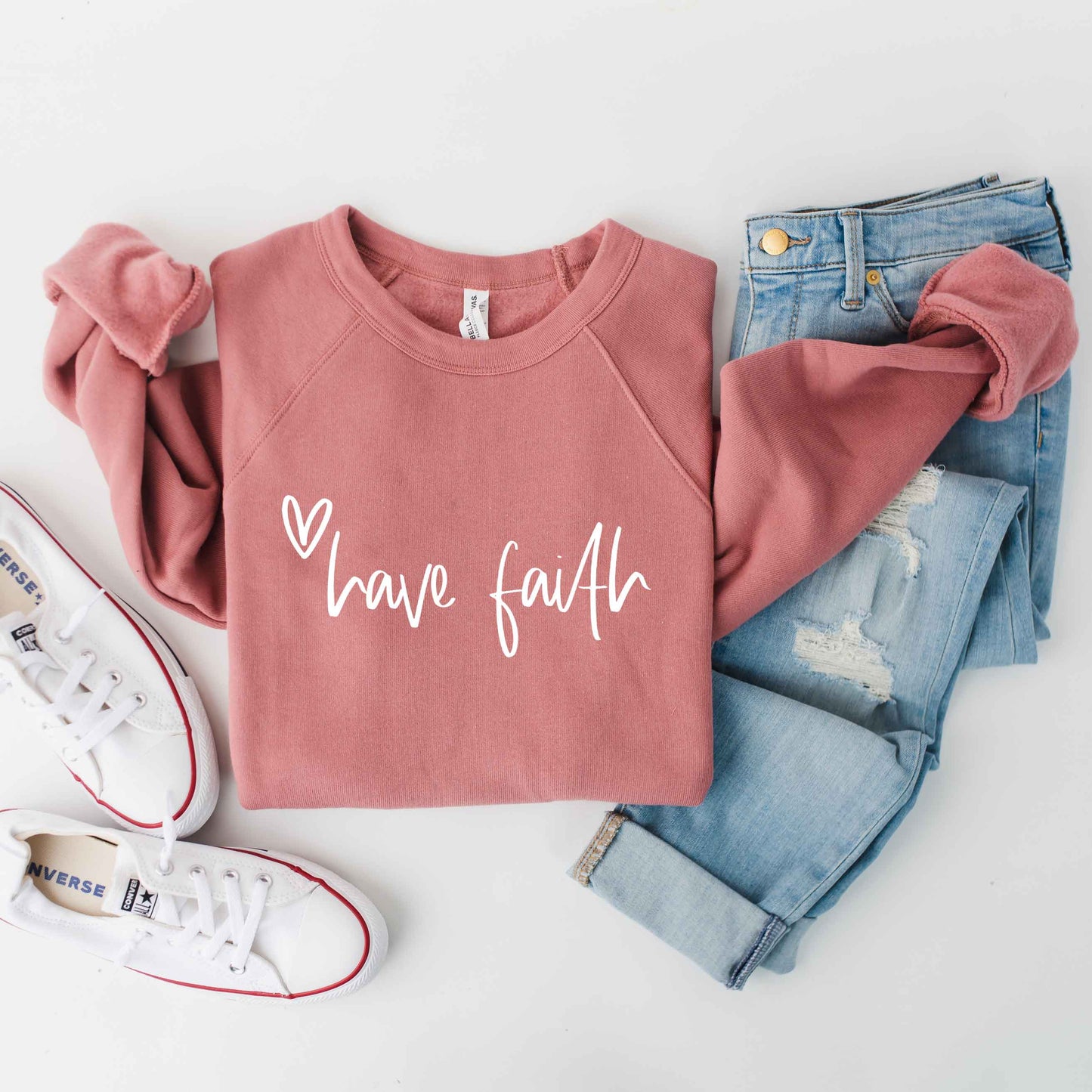 Have A Little Faith | Bella Canvas Premium Sweatshirt