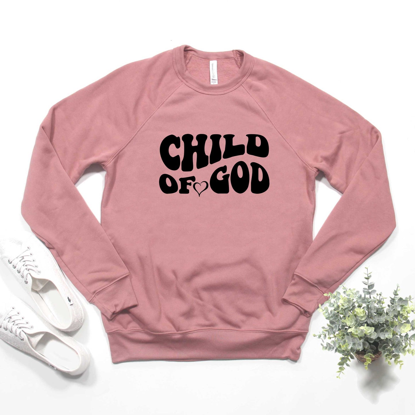 Child Of God Heart | Bella Canvas Premium Sweatshirt