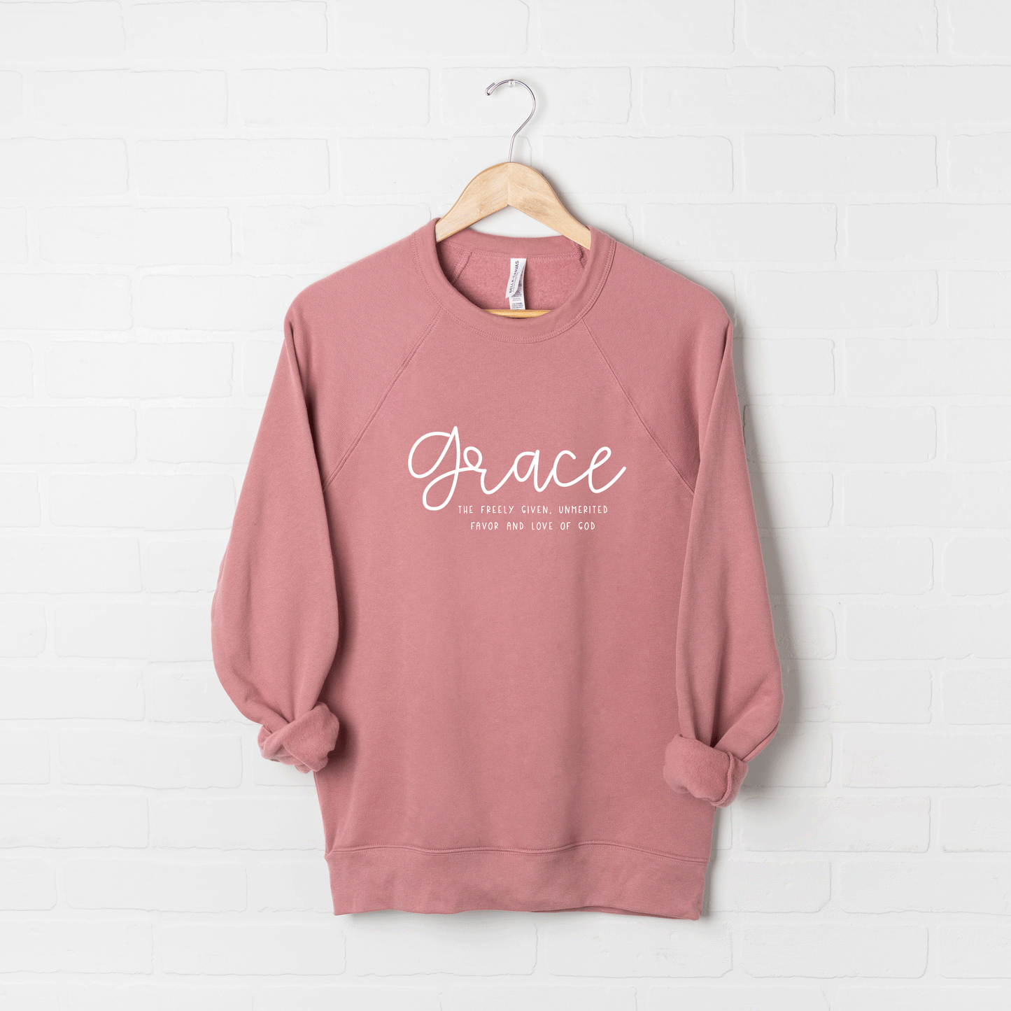 Grace Love Of God | Bella Canvas Premium Sweatshirt