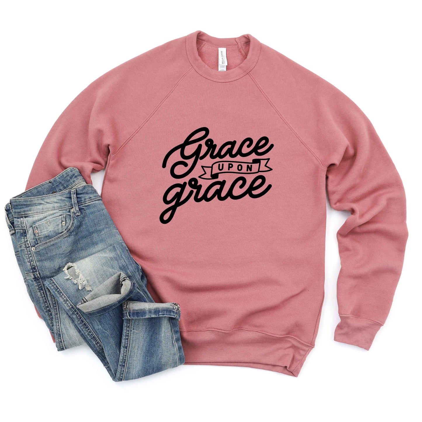 Grace Upon Grace | Bella Canvas Premium Sweatshirt