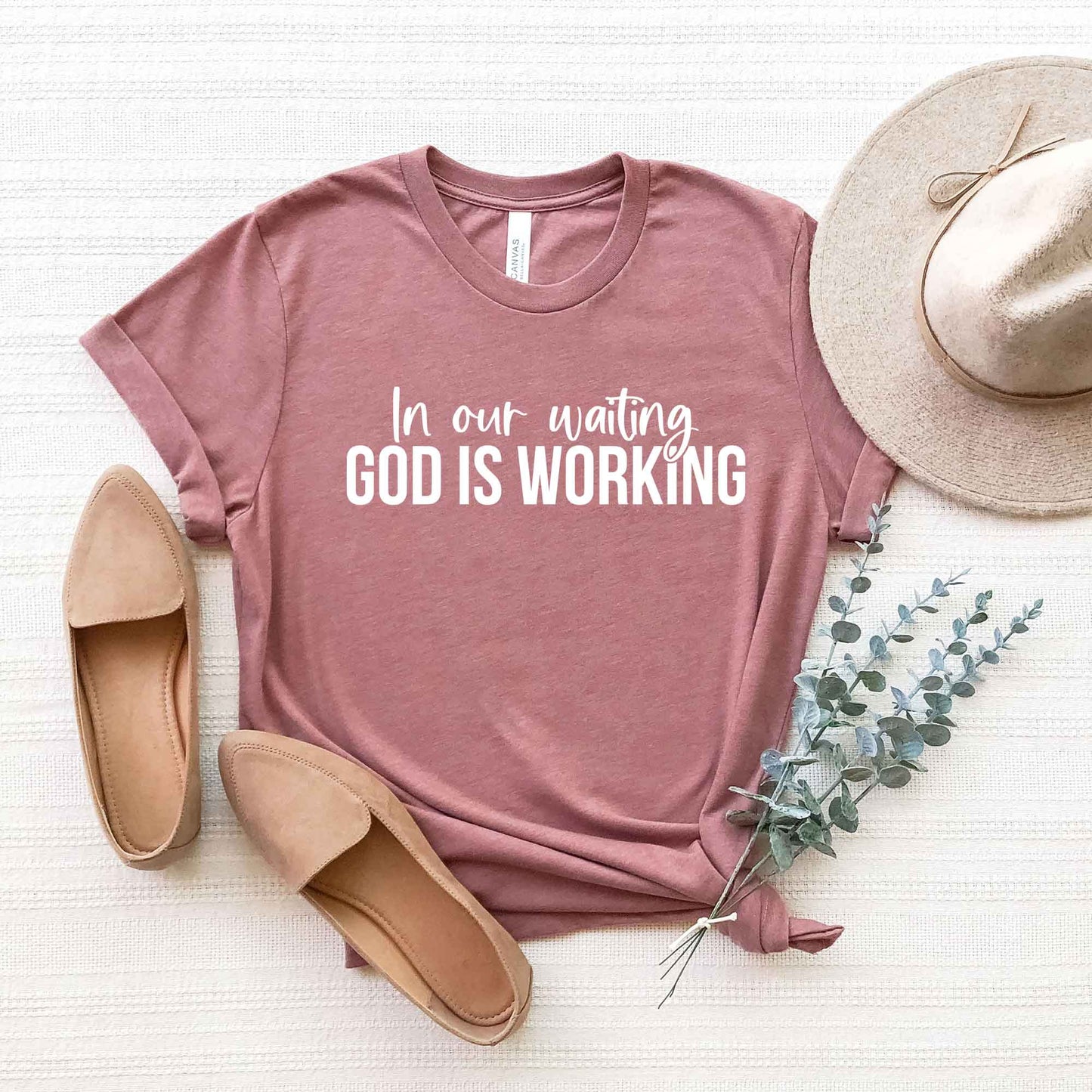 God Is Working | Short Sleeve Crew Neck