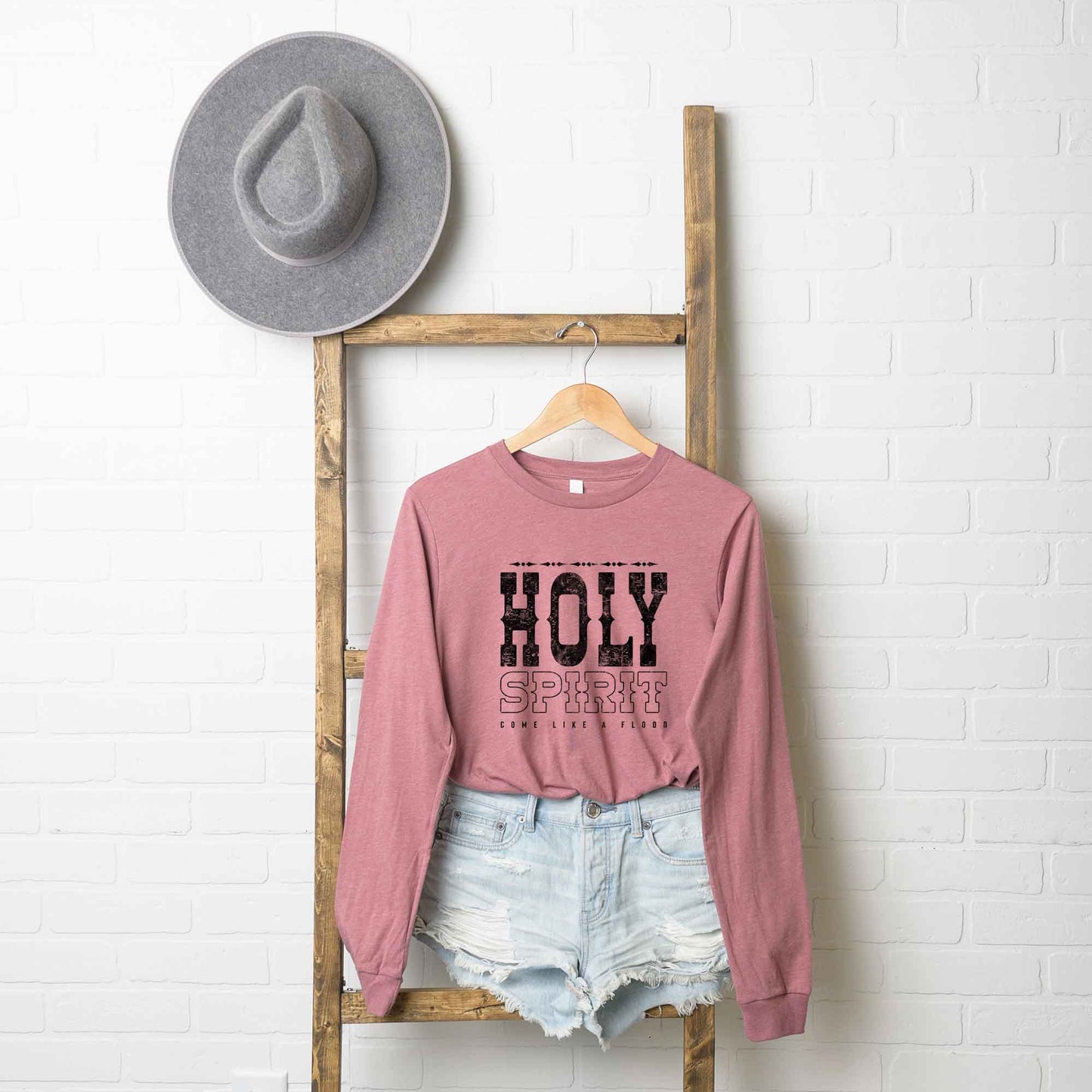 Holy Spirit Flood | Long Sleeve Crew Neck