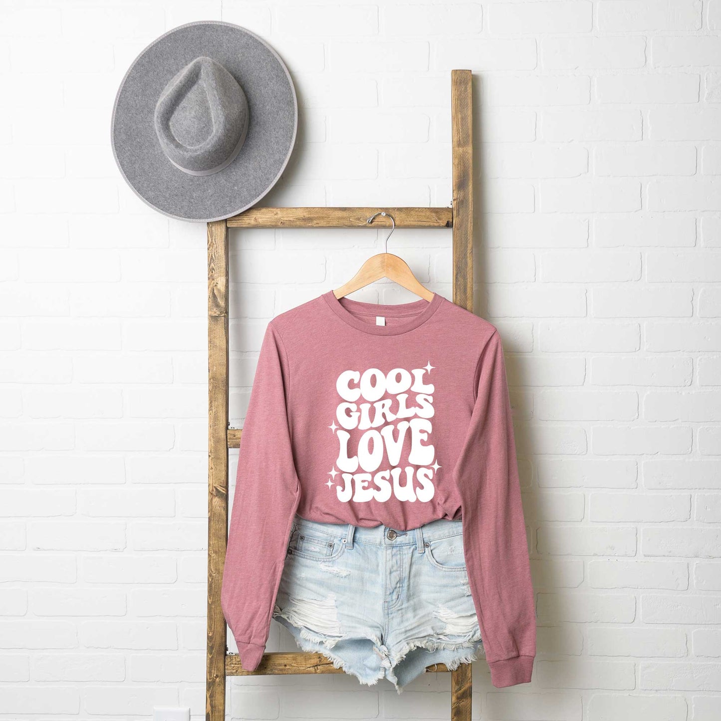 Cool Girls Love Jesus | Long Sleeve Crew Neck