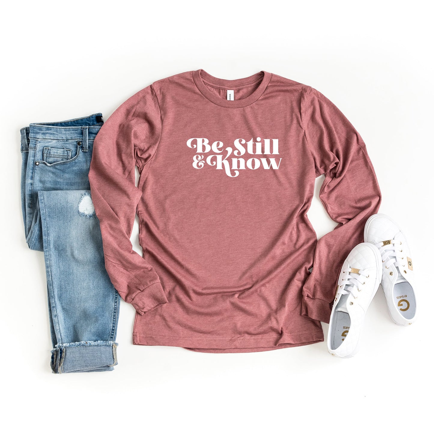 Be Still And Know | Long Sleeve Crew Neck