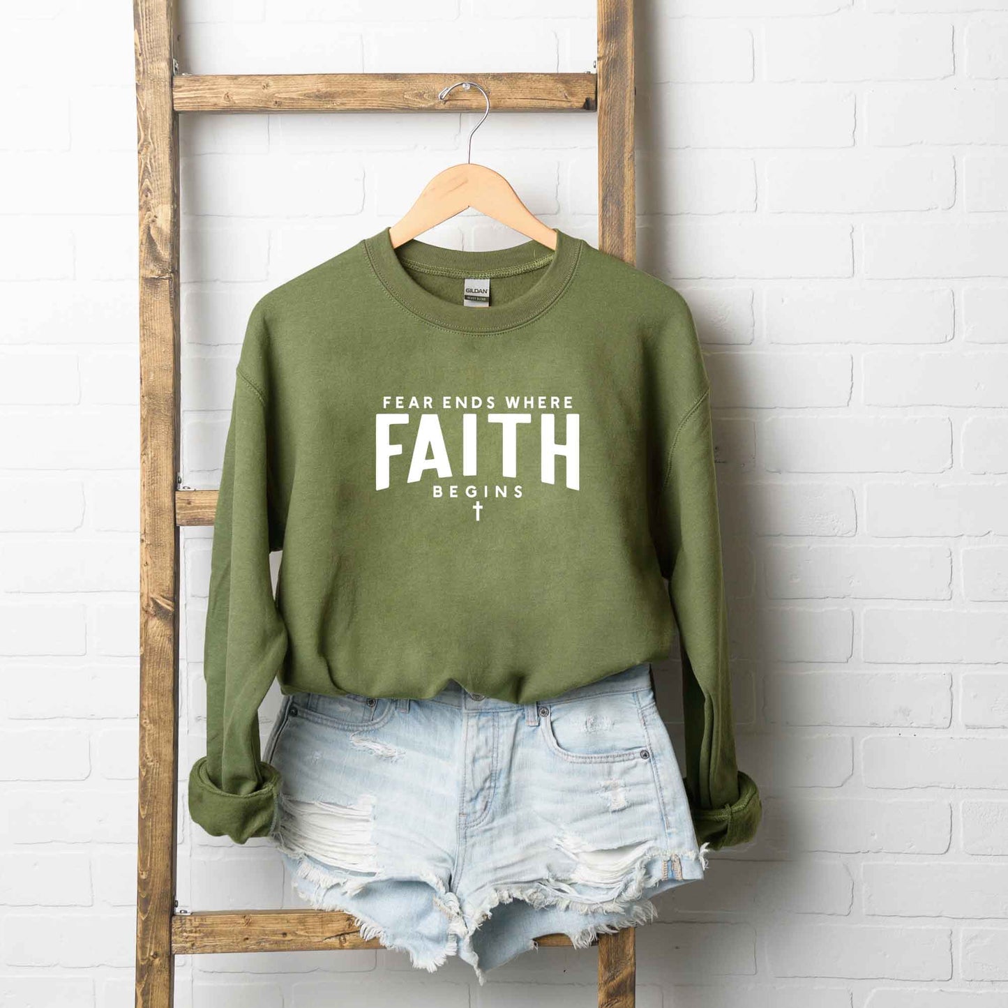 Fear Ends Faith Begins | Sweatshirt