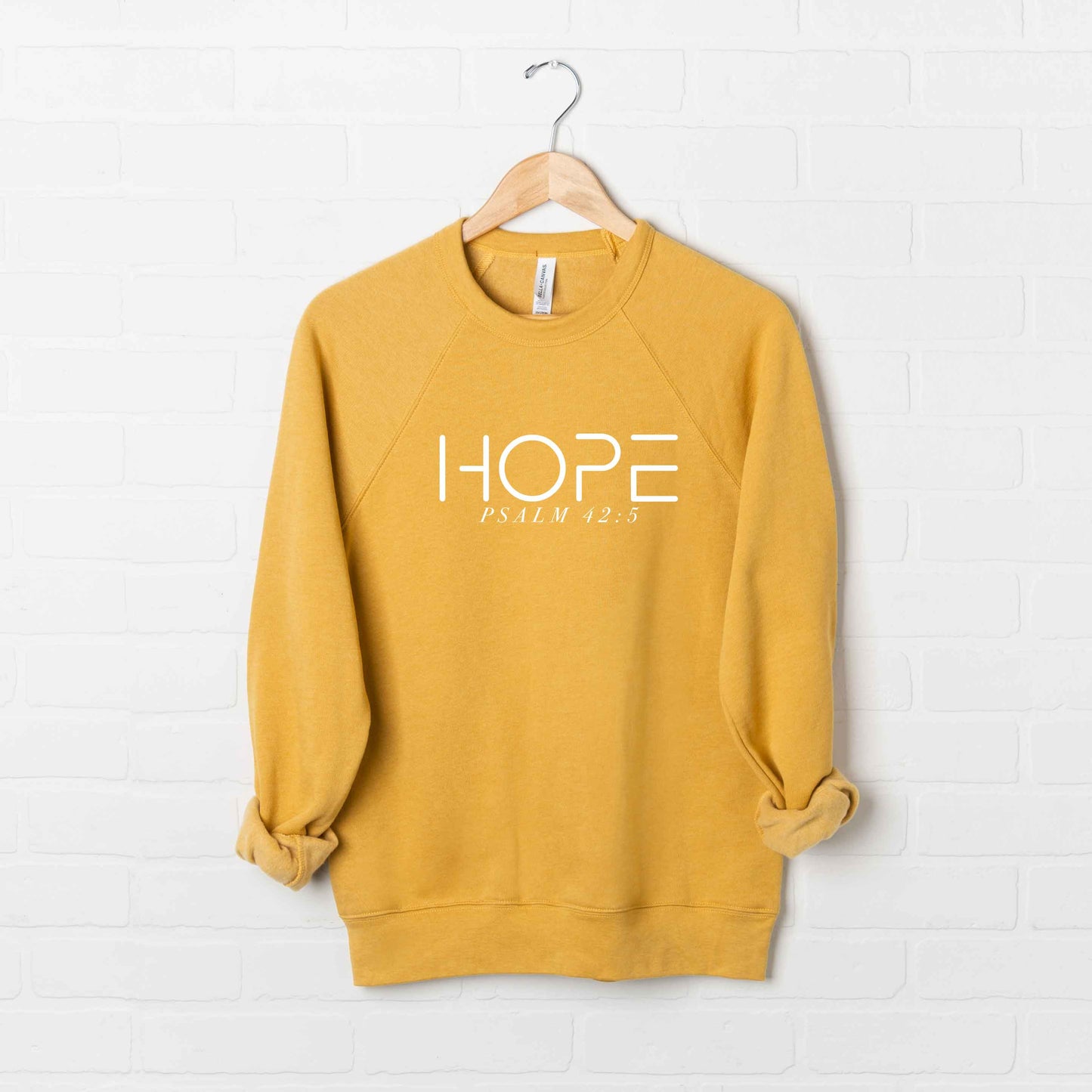 Hope Scripture | Bella Canvas Premium Sweatshirt