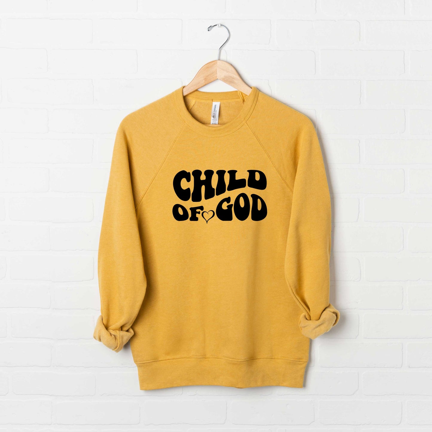 Child Of God Heart | Bella Canvas Premium Sweatshirt