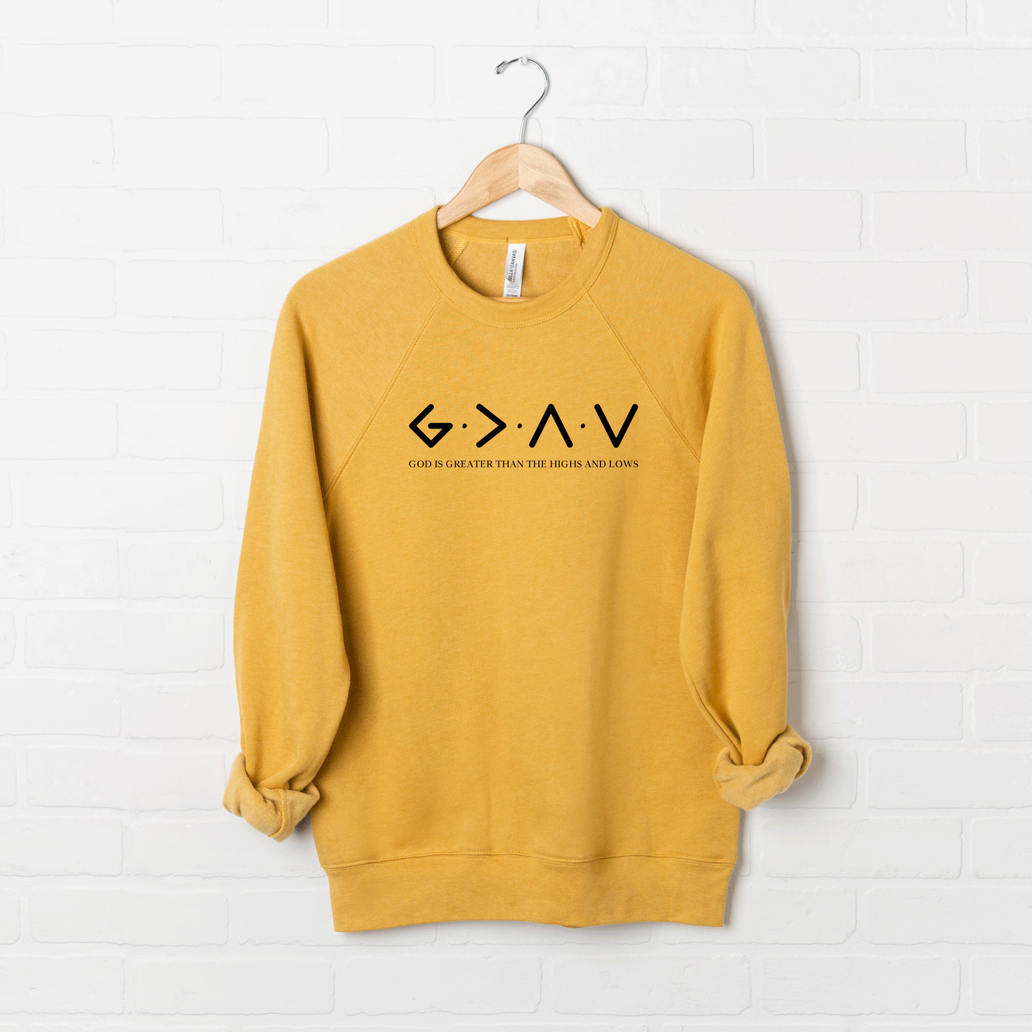 God Is Greater | Bella Canvas Premium Sweatshirt