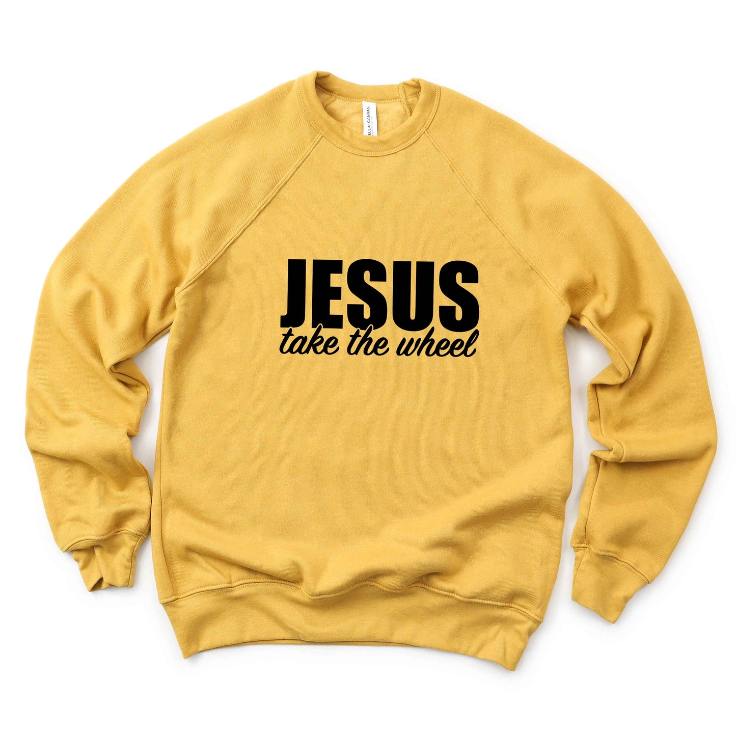 Jesus Take The Wheel | Bella Canvas Premium Sweatshirt