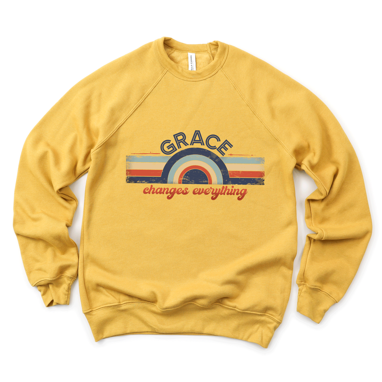 Grace Changes Everything Colorful | Bella Canvas Premium Sweatshirt