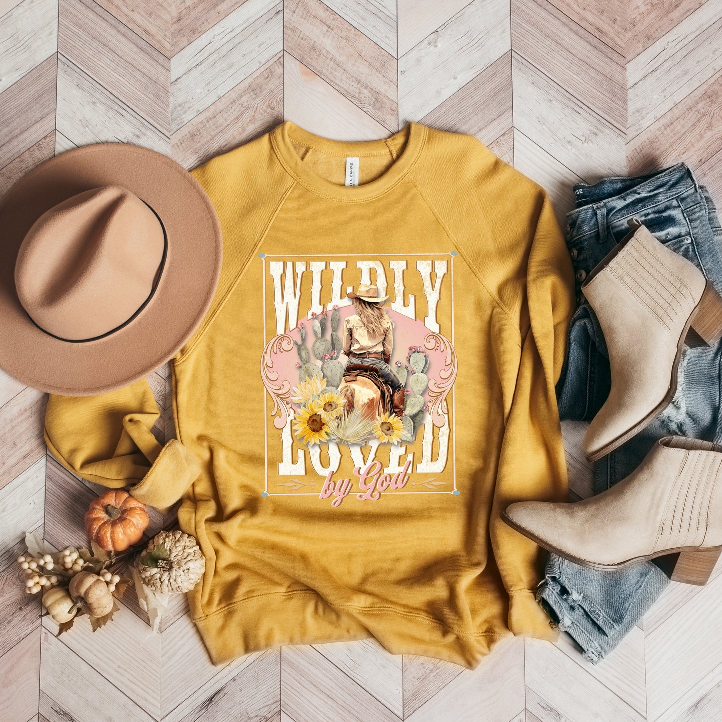 Wildly Loved By God | Bella Canvas Sweatshirt