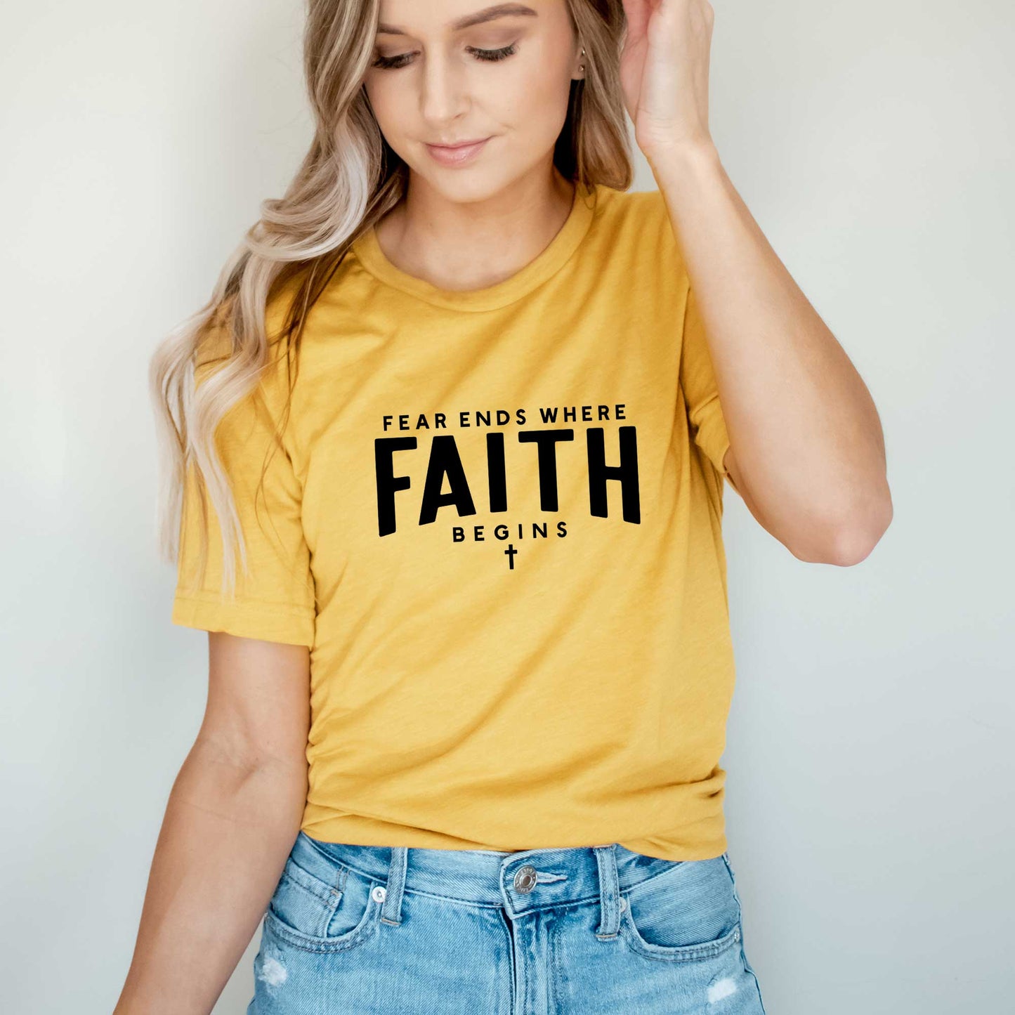 Fear Ends Faith Begins | Short Sleeve Crew Neck