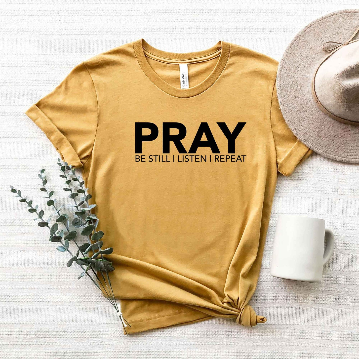 Pray Be Still | Short Sleeve Crew Neck