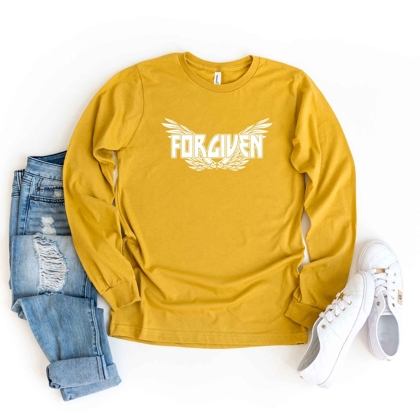 Forgiven Wings | Long Sleeve Crew Neck