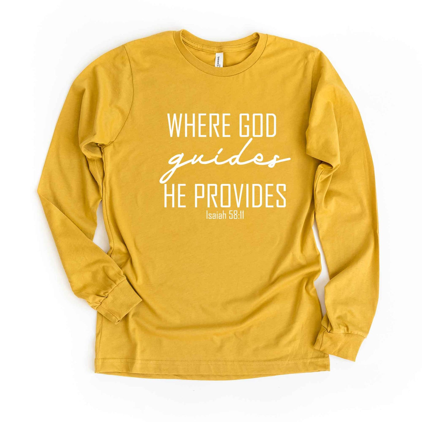 God Provides | Long Sleeve Crew Neck