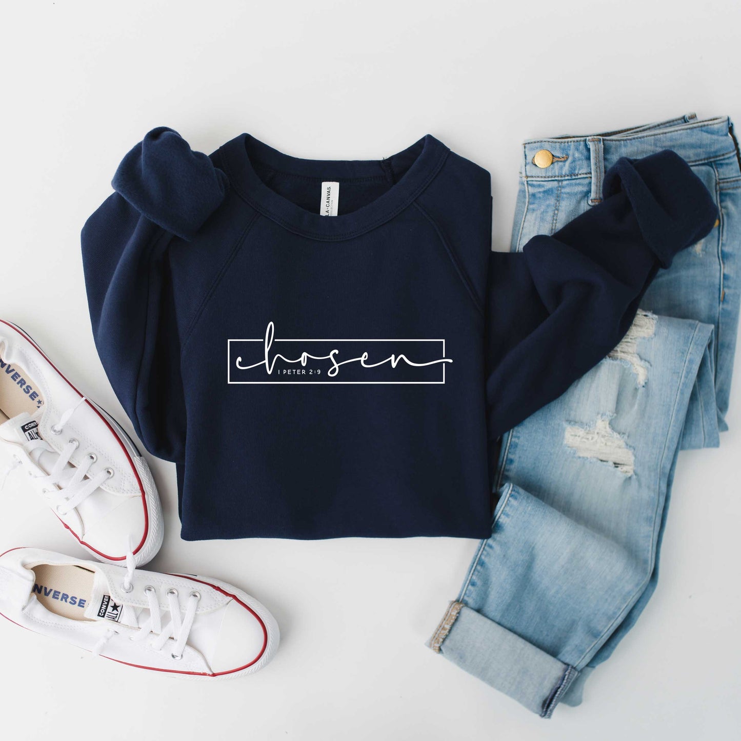 Chosen Scripture | Bella Canvas Premium Sweatshirt