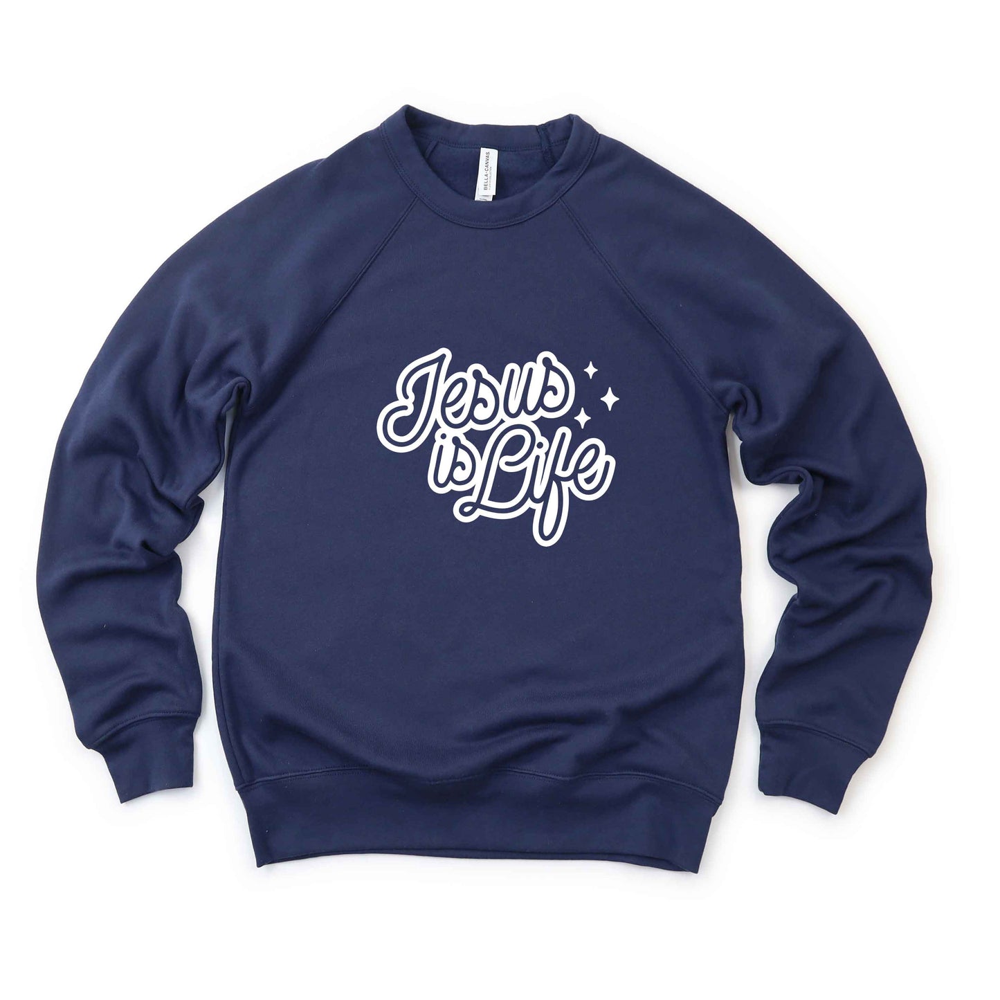 Jesus Is Life | Bella Canvas Premium Sweatshirt