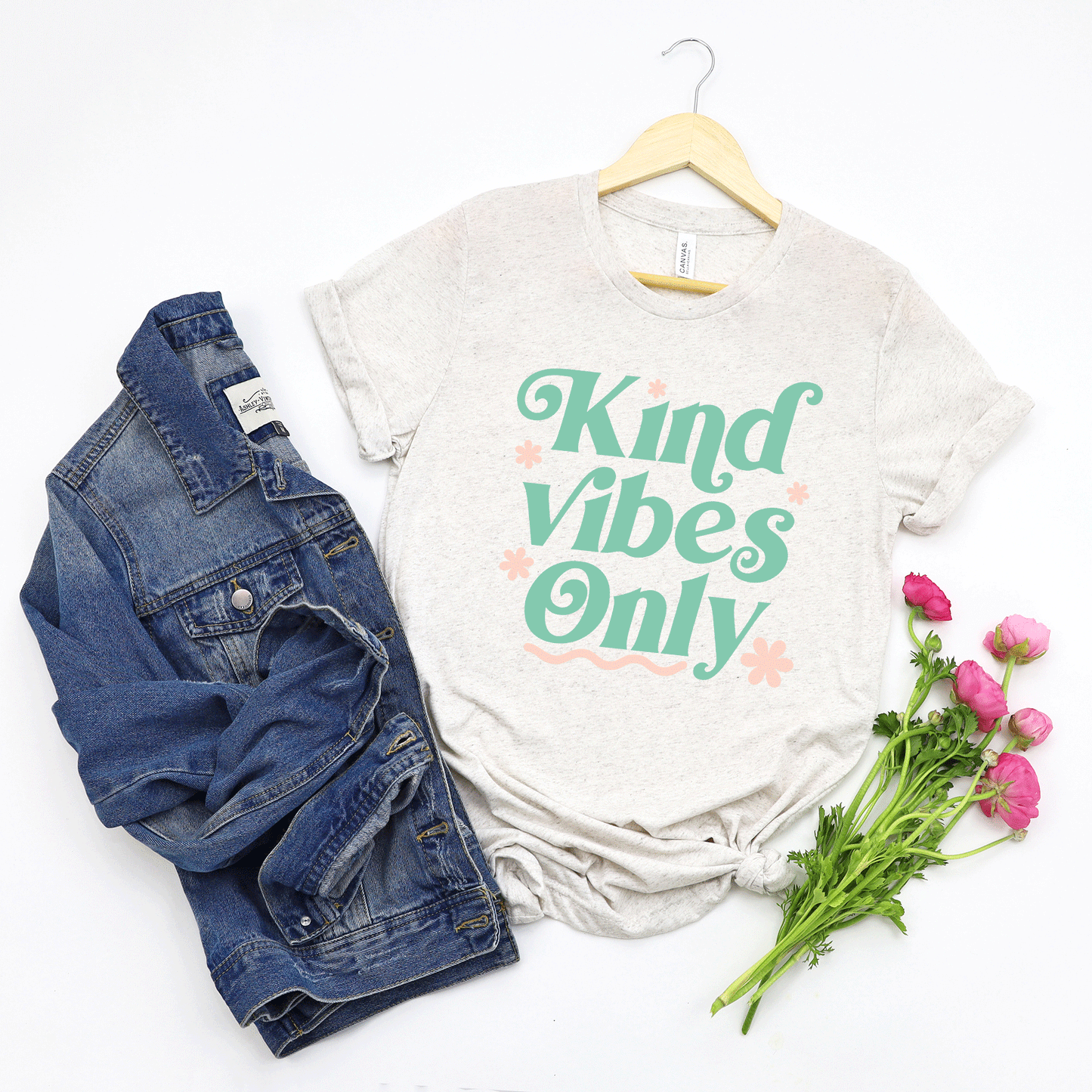 Kind Vibes Only | Short Sleeve Crew Neck