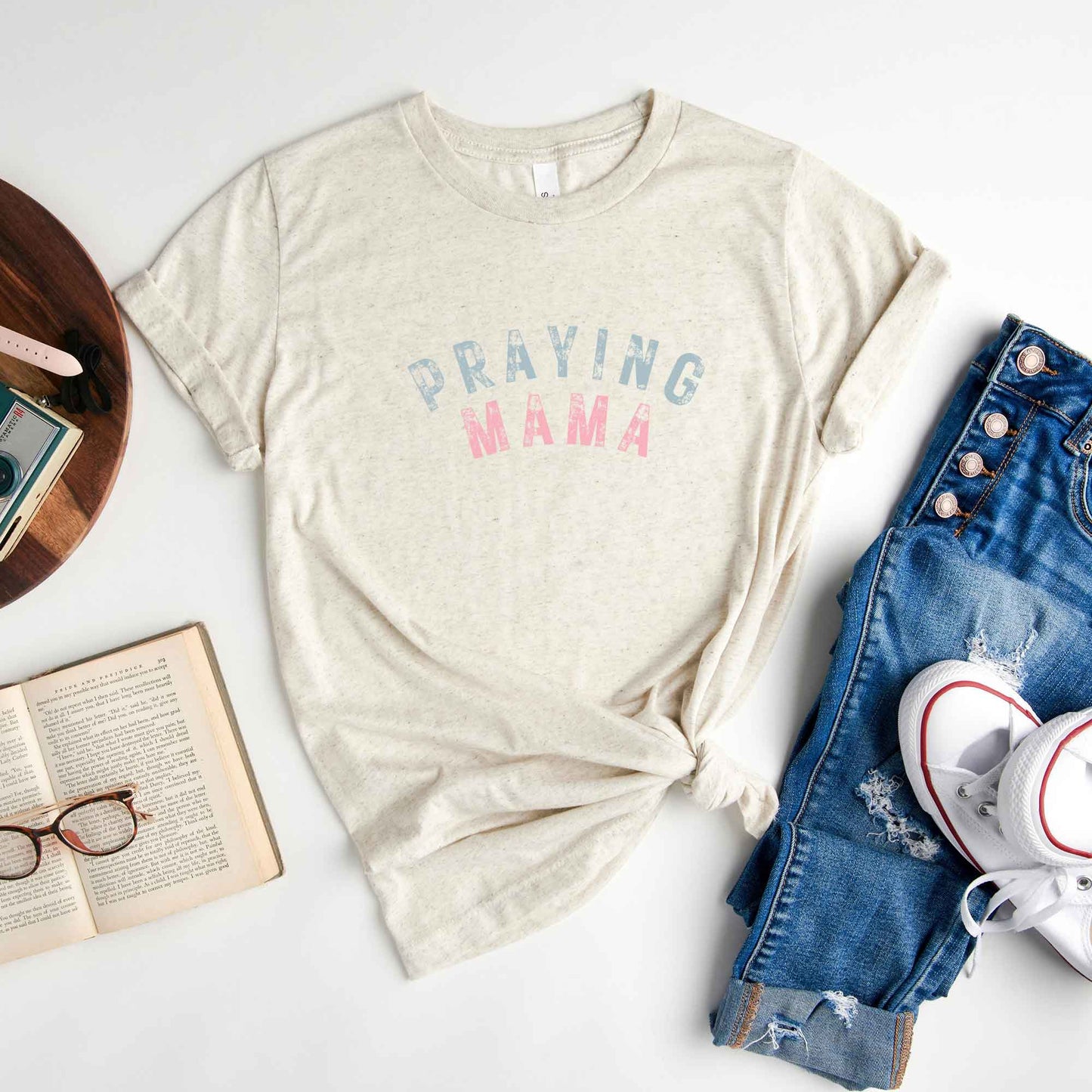 Praying Mama | Short Sleeve Crew Neck