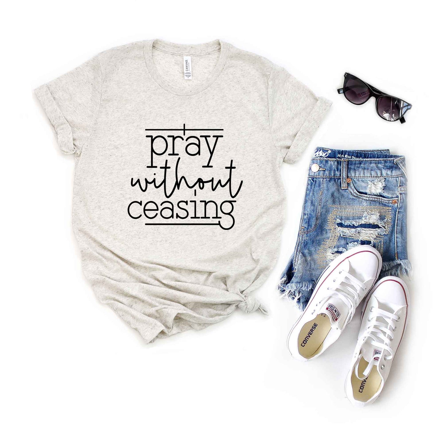 I Pray Without Ceasing | Short Sleeve Crew Neck