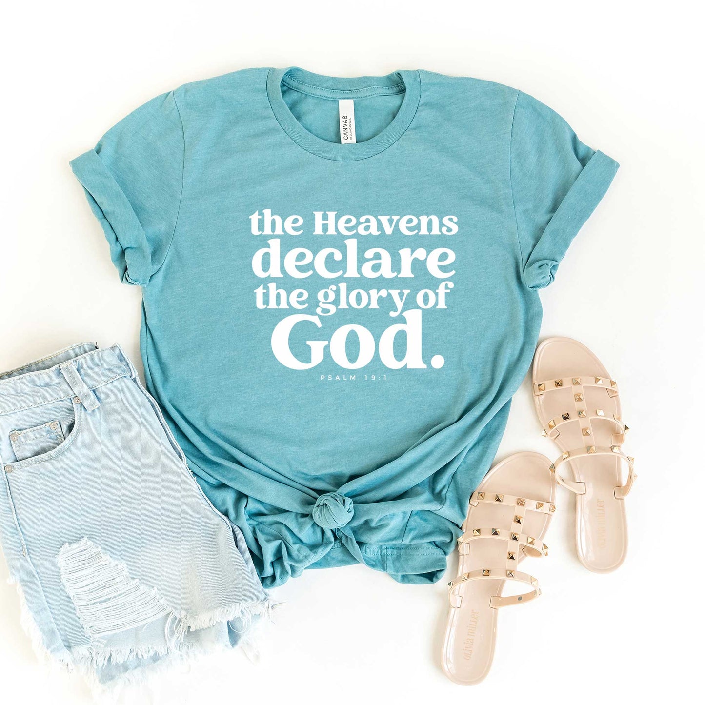 The Glory Of God Scripture | Short Sleeve Crew Neck