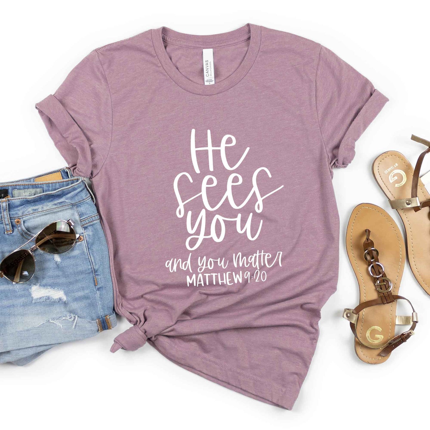 He Sees You | Short Sleeve Crew Neck